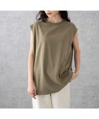 【ウィゴー/WEGO】の【5色3サイズ展開/ユニセックス着用ITEM/洗える/綿100%】スリーブレスコットンT カーキ|ID: prp329100004509334 ipo3291000000031838062