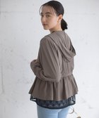 【組曲/KUMIKYOKU】の【UVカット・接触冷感・WEB限定】ラッシュガード ペプラムパーカー モカグレー系|ID: prp329100004509347 ipo3291000000033650663
