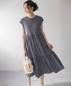 【組曲/KUMIKYOKU】のサマージャージーティアード ワンピース 人気、トレンドファッション・服の通販 founy(ファニー) ファッション Fashion レディースファッション Fashion for Women ワンピース Dresses 春 Spring 吸水 Absorbent, Quick-Dry シャーリング Shirring, Ruched フレア Flare, Flared ペチコート Petticoat, Underskirt S/S・春夏 SS, Spring/Summer, Warm Season 夏 Summer thumbnail グレー系|ID: prp329100004509350 ipo3291000000033711992