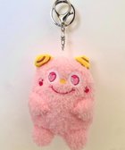 【ウィゴー/WEGO】のもこもこモンスターぬいぐるみキーホルダー ピンク|ID: prp329100004509365 ipo3291000000032097050