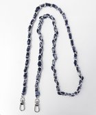 【ウィゴー/WEGO】の総柄チェーンストラップ ネイビー|ID: prp329100004509368 ipo3291000000032095821