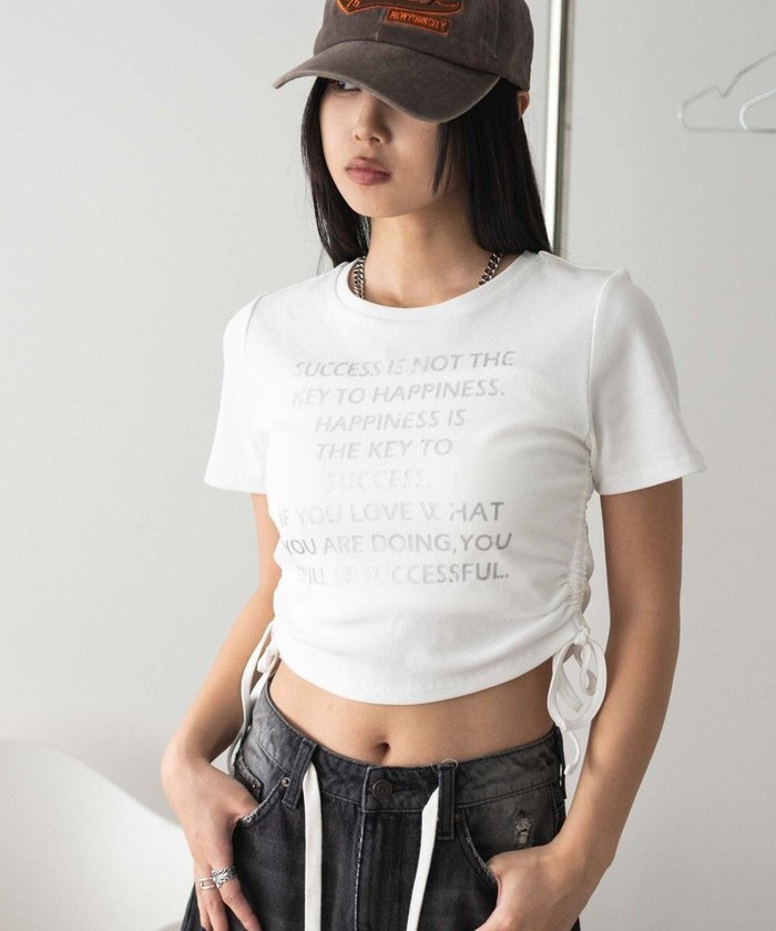【ウィゴー/WEGO】のグラフィックサイドドロストリブちびT インテリア・キッズ・メンズ・レディースファッション・服の通販 founy(ファニー) https://founy.com/ ファッション Fashion レディースファッション WOMEN トップス・カットソー Tops/Tshirt シャツ/ブラウス Shirts/Blouses ロング / Tシャツ T-Shirts カットソー Cut and Sewn カットソー Cut And Sew グラフィック Graphic ショート Short スマホ Smartphone ボトム Bottom ロング Long 半袖 Short Sleeve 夏 Summer 春 Spring S/S・春夏 Ss・Spring/Summer |ID: prp329100004509382 ipo3291000000032096015