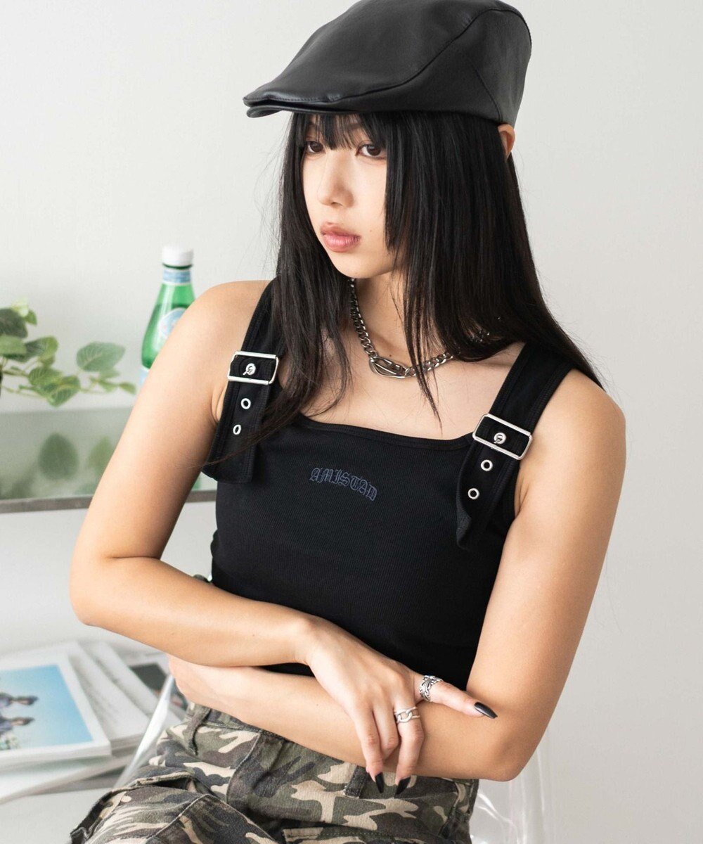 【ウィゴー/WEGO】のベルトデザインタンク インテリア・キッズ・メンズ・レディースファッション・服の通販 founy(ファニー) 　ファッション　Fashion　レディースファッション　WOMEN　トップス・カットソー　Tops/Tshirt　ベルト　Belts　おすすめ　Recommend　インナー　Inner　ジャケット　Jacket　スマホ　Smartphone　タンク　Tank　チューブ　Tube　パーカー　Hoodie　夏　Summer　春　Spring　S/S・春夏　Ss・Spring/Summer　ブラック|ID: prp329100004509383 ipo3291000000031838394