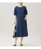 【自由区/JIYU-KU】の【接触冷感・UVカット・吸水速乾・抗菌防臭・洗える】ハイカウントモクロディ ワンピース コバルトブルー|ID: prp329100004509422 ipo3291000000031838556