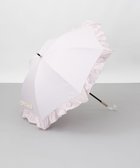 【アウロラ/AURORA】のJILL STUART(ジル スチュアート)ストライプフリル晴雨兼用パラソル ピンク|ID: prp329100004509433 ipo3291000000031838647