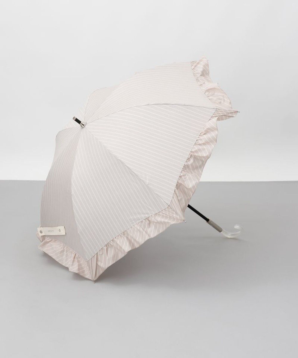 【アウロラ/AURORA】のJILL STUART(ジル スチュアート)ストライプフリル晴雨兼用パラソル インテリア・キッズ・メンズ・レディースファッション・服の通販 founy(ファニー) 　ファッション　Fashion　レディースファッション　WOMEN　傘 / レイングッズ　Umbrellas/Rainwear　アンティーク　Antique　ショート　Short　シルバー　Silver　シンプル　Simple　ジュエリー　Jewelry　ストライプ　Stripe　スペシャル　Special　フリル　Frills　傘　Umbrella　ベージュ|ID: prp329100004509433 ipo3291000000031838650
