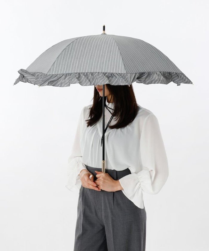 【アウロラ/AURORA】のJILL STUART(ジル スチュアート)ストライプフリル晴雨兼用パラソル インテリア・キッズ・メンズ・レディースファッション・服の通販 founy(ファニー) https://founy.com/ ファッション Fashion レディースファッション WOMEN 傘 / レイングッズ Umbrellas/Rainwear アンティーク Antique ショート Short シルバー Silver シンプル Simple ジュエリー Jewelry ストライプ Stripe スペシャル Special フリル Frills 傘 Umbrella |ID: prp329100004509433 ipo3291000000031838651