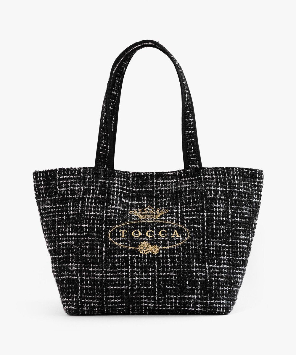【トッカ/TOCCA】の【キャンセル分販売中!】30th Anniversary MY PRECIOUS CUSTOMIZED BAG カスタマイズバッグ インテリア・キッズ・メンズ・レディースファッション・服の通販 founy(ファニー) 　ファッション　Fashion　レディースファッション　WOMEN　バッグ　Bag　カラフル　Colorful　キルト　Quilt　クラシカル　Classical　スペシャル　Special　財布　Wallet　ツイード　Tweed　テクスチャー　Texture　フロント　Front　ポケット　Pocket　リボン　Ribbon　リュクス　Luxe　ロマンティック　Romantic　再入荷　Restock/Back In Stock/Re Arrival　エレガント 上品　Elegant　ビジネス 仕事 通勤　Business　2025年　2025　2025春夏・S/S　Ss,Spring/Summer,2025　ブラックツイード×ホールマーク×ロングショルダー|ID: prp329100004510012 ipo3291000000031850382