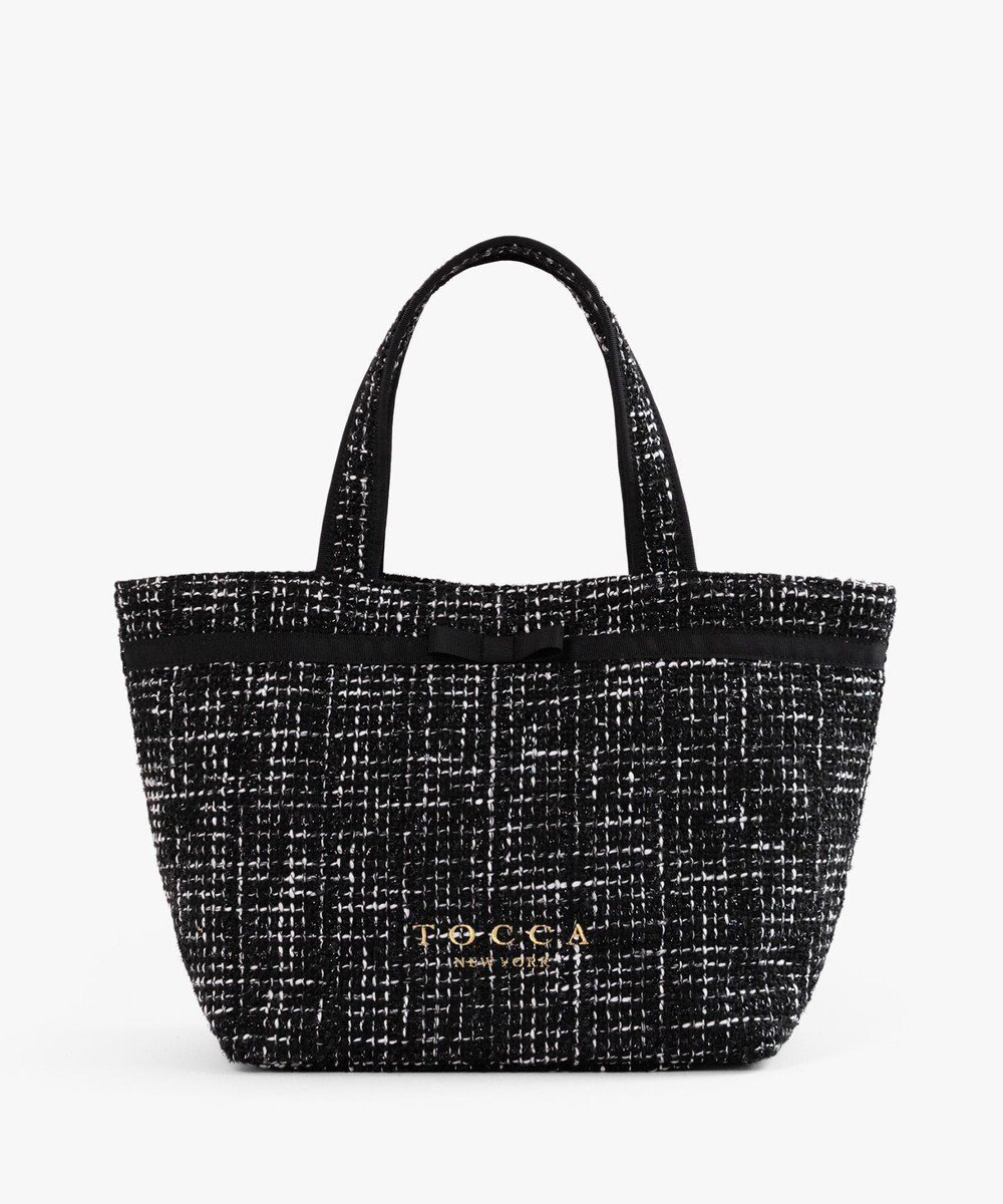 【トッカ/TOCCA】の【キャンセル分販売中!】30th Anniversary MY PRECIOUS CUSTOMIZED BAG カスタマイズバッグ インテリア・キッズ・メンズ・レディースファッション・服の通販 founy(ファニー) 　ファッション　Fashion　レディースファッション　Ladies' Fashion Online　バッグ　Bag　カラフル　Colorful　キルト　Quilt　クラシカル　Classical　スペシャル　Special　財布　Wallet　ツイード　Tweed　テクスチャー　Texture　フロント　Front　ポケット　Pocket　リボン　Ribbon　リュクス　Luxe　ロマンティック　Romantic　再入荷　Restock/Back In Stock/Re Arrival　エレガント 上品　Elegant　ビジネス 仕事 通勤　Business　2025年　2025　2025春夏・S/S　Ss,Spring/Summer,2025　ブラックツイード×細リボン×ショートショルダー|ID: prp329100004510012 ipo3291000000032645360