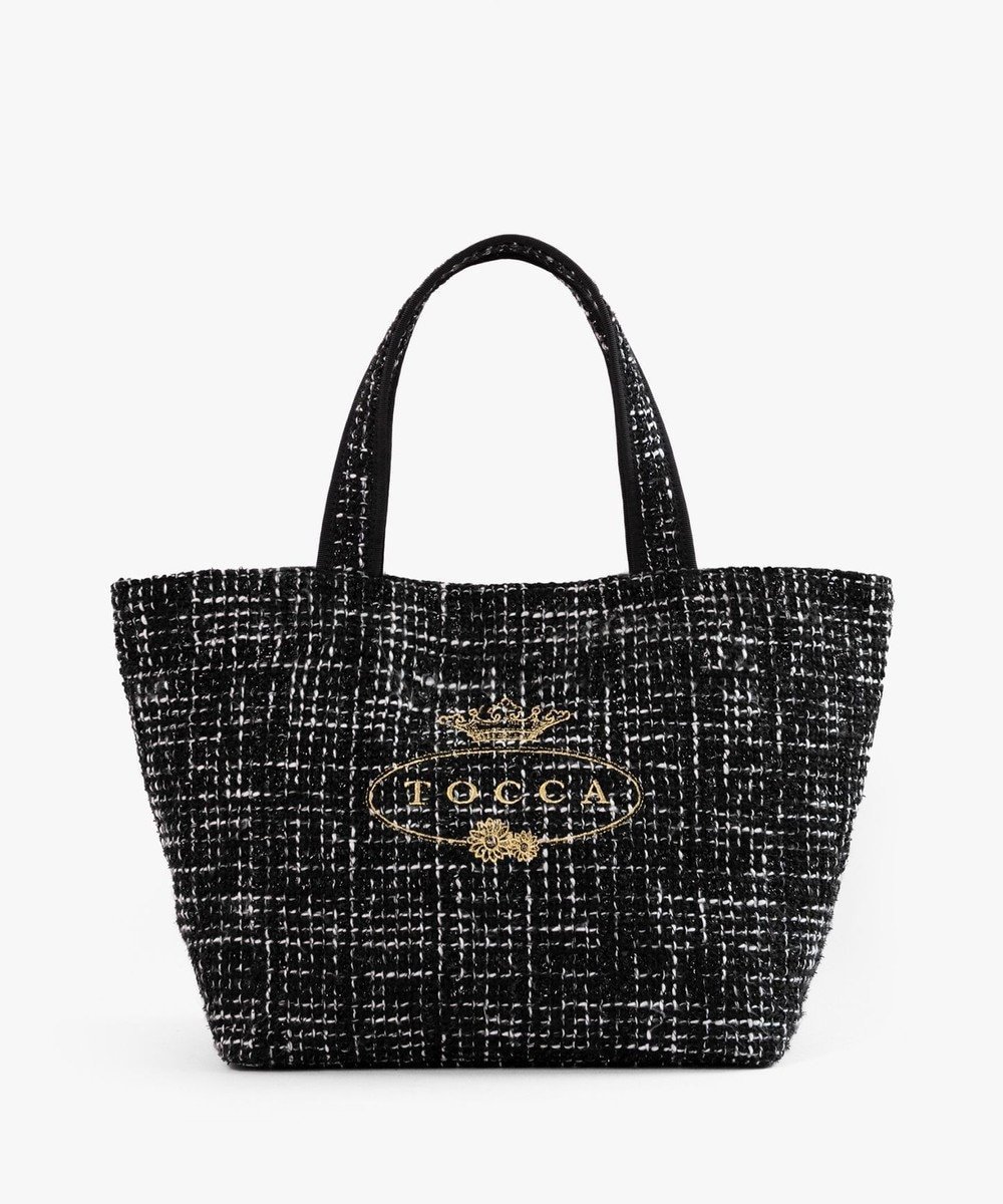 【トッカ/TOCCA】の【キャンセル分販売中!】30th Anniversary MY PRECIOUS CUSTOMIZED BAG カスタマイズバッグ インテリア・キッズ・メンズ・レディースファッション・服の通販 founy(ファニー) 　ファッション　Fashion　レディースファッション　Ladies' Fashion Online　バッグ　Bag　カラフル　Colorful　キルト　Quilt　クラシカル　Classical　スペシャル　Special　財布　Wallet　ツイード　Tweed　テクスチャー　Texture　フロント　Front　ポケット　Pocket　リボン　Ribbon　リュクス　Luxe　ロマンティック　Romantic　再入荷　Restock/Back In Stock/Re Arrival　エレガント 上品　Elegant　ビジネス 仕事 通勤　Business　2025年　2025　2025春夏・S/S　Ss,Spring/Summer,2025　ブラックツイード×ホールマーク×ショートショルダー|ID: prp329100004510012 ipo3291000000032645364