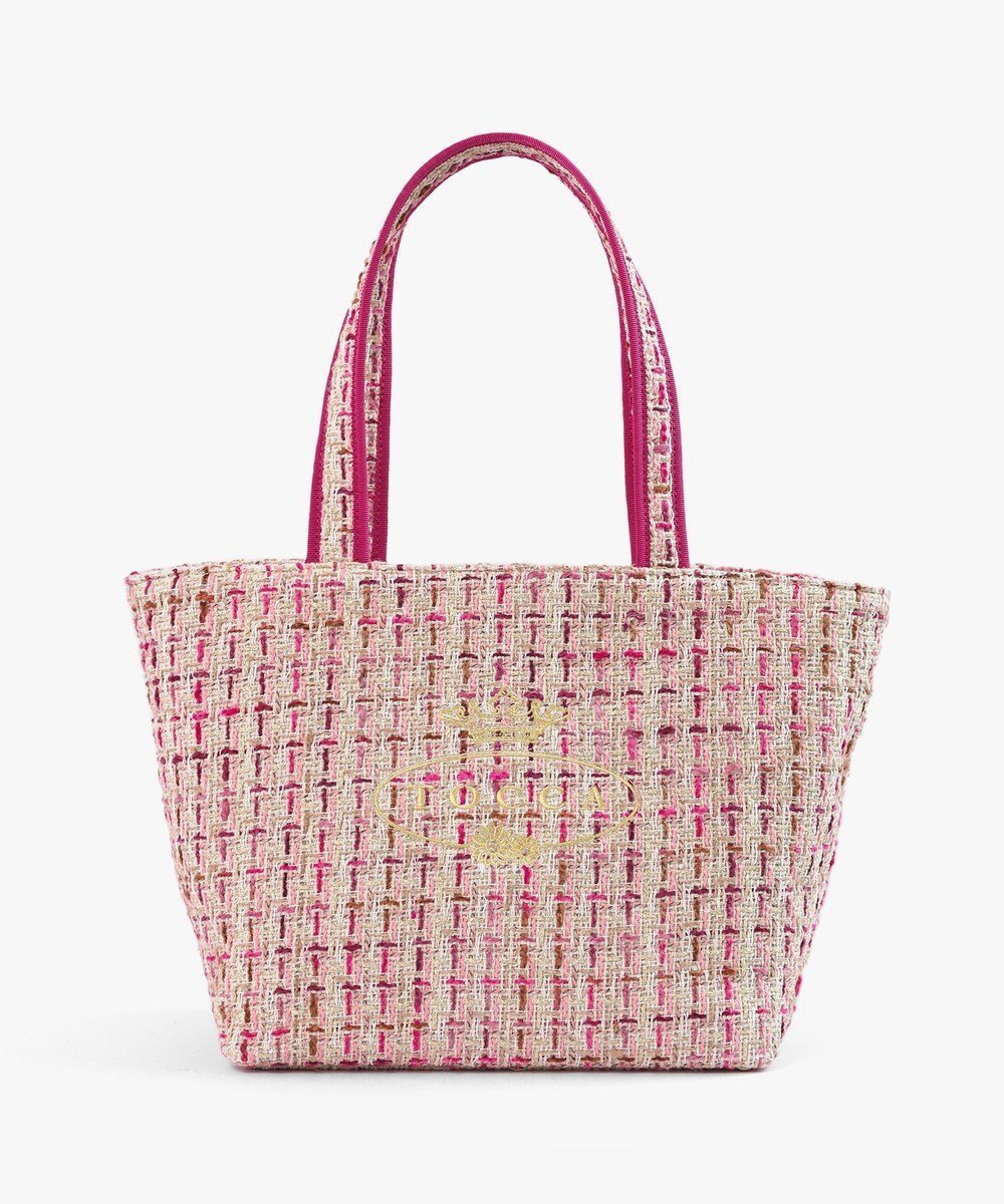 【トッカ/TOCCA】の【キャンセル分販売中!】30th Anniversary MY PRECIOUS CUSTOMIZED BAG カスタマイズバッグ インテリア・キッズ・メンズ・レディースファッション・服の通販 founy(ファニー) 　ファッション　Fashion　レディースファッション　Ladies' Fashion Online　バッグ　Bag　カラフル　Colorful　キルト　Quilt　クラシカル　Classical　スペシャル　Special　財布　Wallet　ツイード　Tweed　テクスチャー　Texture　フロント　Front　ポケット　Pocket　リボン　Ribbon　リュクス　Luxe　ロマンティック　Romantic　再入荷　Restock/Back In Stock/Re Arrival　エレガント 上品　Elegant　ビジネス 仕事 通勤　Business　2025年　2025　2025春夏・S/S　Ss,Spring/Summer,2025　ピンクツイード×ホールマーク×ロングショルダー|ID: prp329100004510012 ipo3291000000032645369