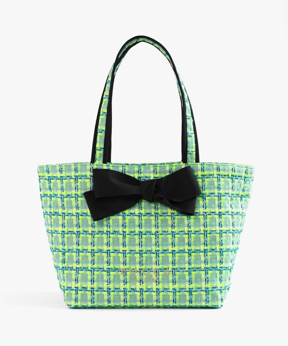 【トッカ/TOCCA】の【キャンセル分販売中!】30th Anniversary MY PRECIOUS CUSTOMIZED BAG カスタマイズバッグ インテリア・キッズ・メンズ・レディースファッション・服の通販 founy(ファニー) ファッション Fashion レディースファッション Fashion for Women バッグ Bags カラフル Colorful Design キルト Quilt, Quilted Fabric クラシカル Classical, Vintage-Inspired スペシャル Special, Limited Edition 財布 Wallet, Purse ツイード Twill, Twill Weave テクスチャー Texture, Textured Fabric フロント Front, Front Design ポケット Pocket, Pocket Detail リボン Ribbon, Bow リュクス Luxury, Elegant, High-End, Chic ロマンティック Romantic, Feminine Style エレガント 上品 Elegant ビジネス 仕事 通勤 Business / Work / Commuting 2025年 2025 2025春夏・S/S Spring/Summer 2025 SS25 グリーンツイード×大リボン×ロングショルダー|ID: prp329100004510012 ipo3291000000033476579