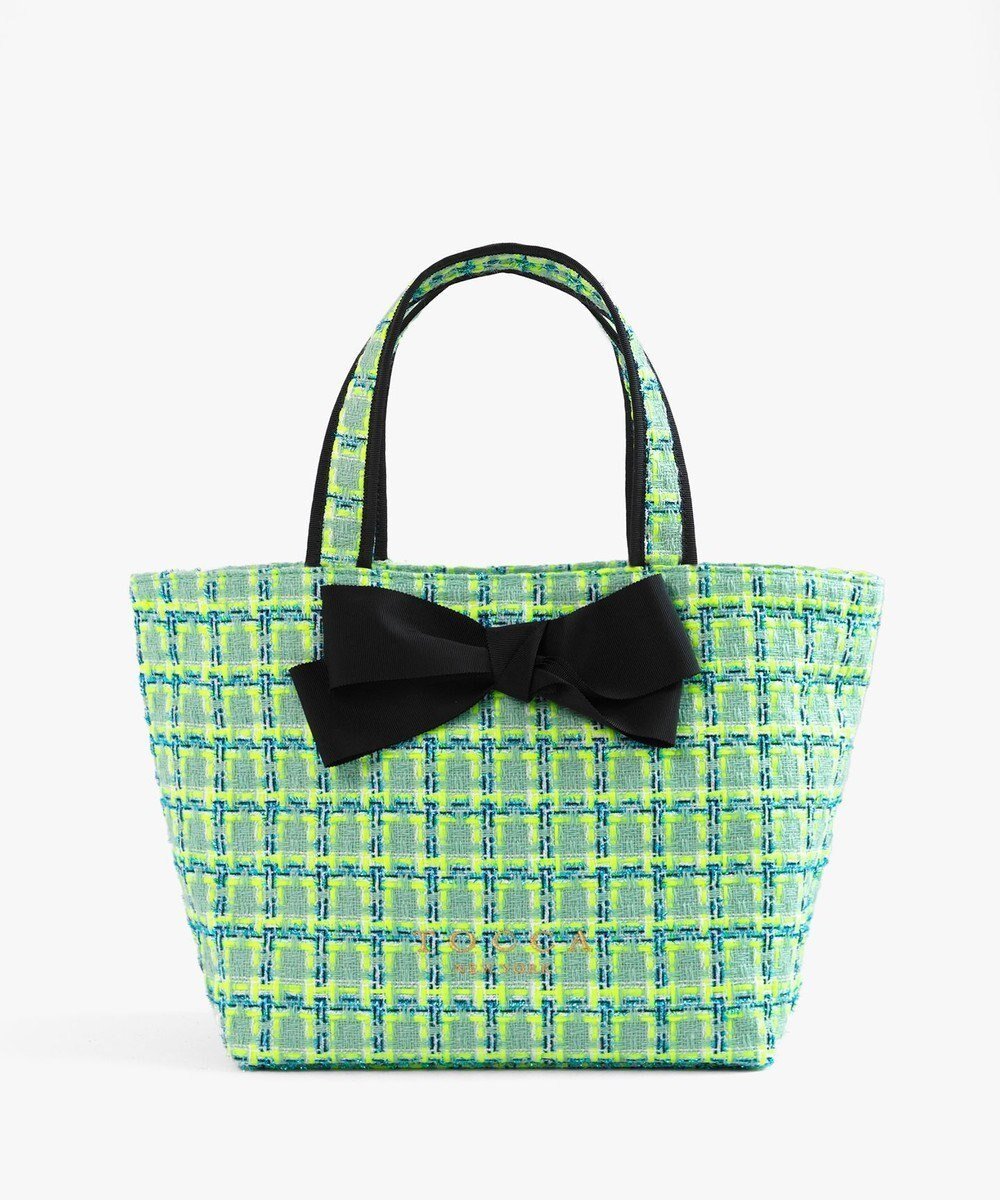 【トッカ/TOCCA】の【キャンセル分販売中!】30th Anniversary MY PRECIOUS CUSTOMIZED BAG カスタマイズバッグ インテリア・キッズ・メンズ・レディースファッション・服の通販 founy(ファニー) ファッション Fashion レディースファッション Fashion for Women バッグ Bags カラフル Colorful Design キルト Quilt, Quilted Fabric クラシカル Classical, Vintage-Inspired スペシャル Special, Limited Edition 財布 Wallet, Purse ツイード Twill, Twill Weave テクスチャー Texture, Textured Fabric フロント Front, Front Design ポケット Pocket, Pocket Detail リボン Ribbon, Bow リュクス Luxury, Elegant, High-End, Chic ロマンティック Romantic, Feminine Style エレガント 上品 Elegant ビジネス 仕事 通勤 Business / Work / Commuting 2025年 2025 2025春夏・S/S Spring/Summer 2025 SS25 グリーンツイード×大リボン×ショートショルダー|ID: prp329100004510012 ipo3291000000033476580