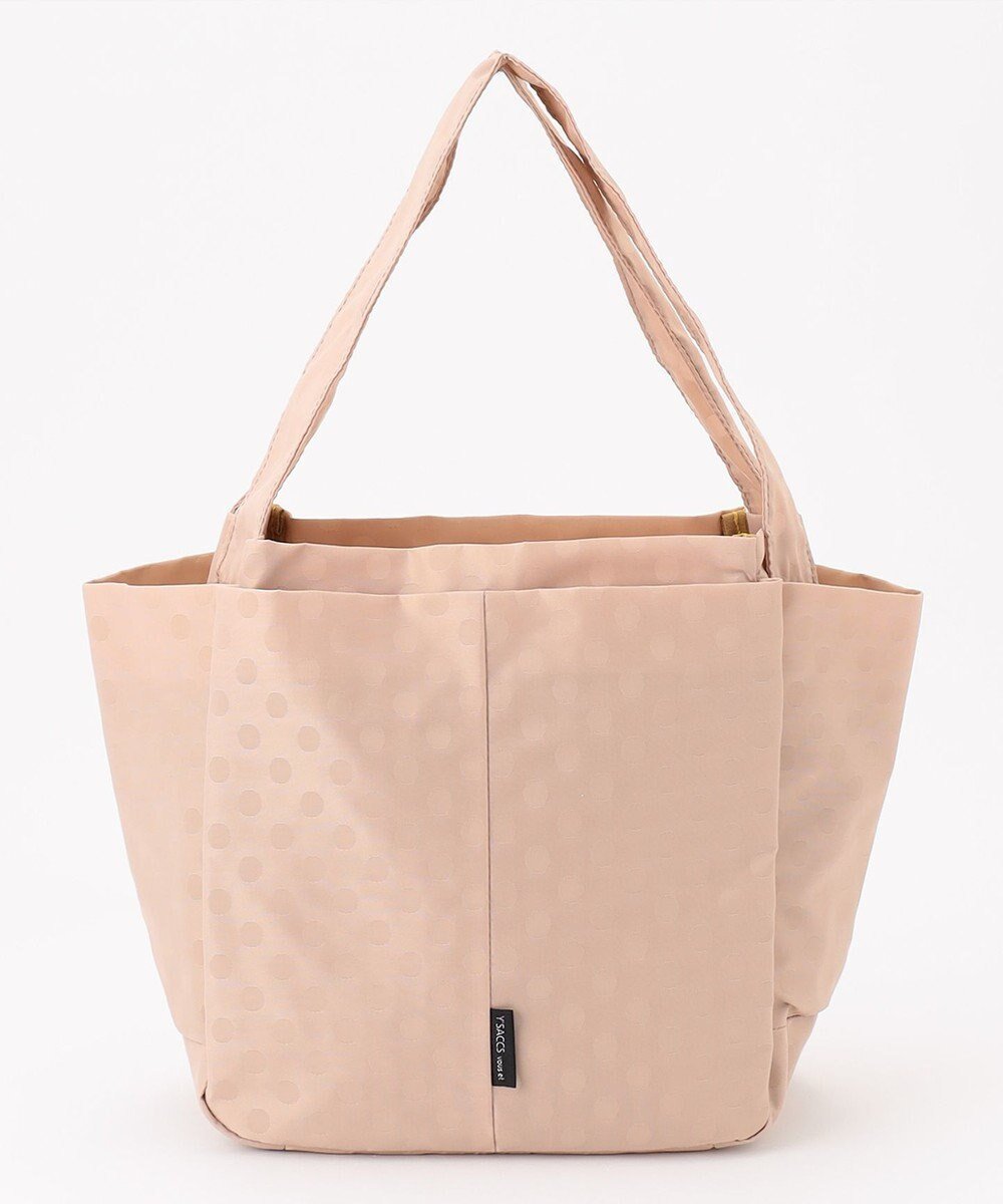 【イザック/Y'SACCS】の【Y SACCS vous et】ドットジャカードトート Mサイズ インテリア・キッズ・メンズ・レディースファッション・服の通販 founy(ファニー) 　ファッション　Fashion　レディースファッション　Fashion for Women　バッグ　Bags　シンプル　Simple, Minimal　ジャカード／ジャガード　Jacquard, Woven Pattern　スタイリッシュ　Stylish, Fashionable　ドット　Polka Dot, Dot Pattern　プチプライス・低価格　Affordable / Budget Price　ボックス　Boxy, Box Shape　人気　Popular, Best Seller　定番　Standard, Basic Item　軽量　Lightweight, Ultra Light　ライトピンク|ID: prp329100004510077 ipo3291000000034260032