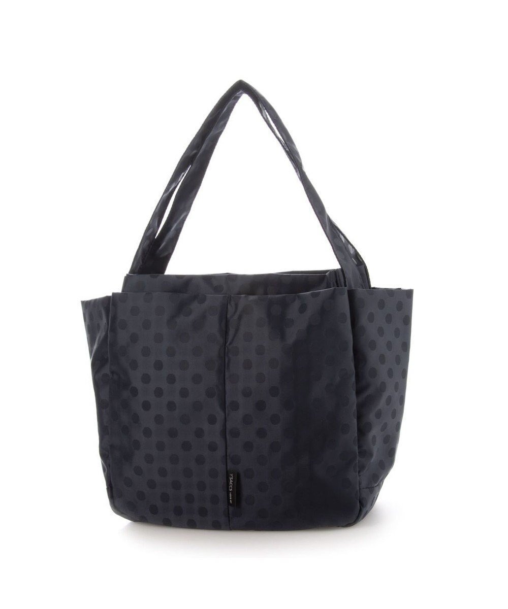 【イザック/Y'SACCS】の【Y SACCS vous et】ドットジャカードトート Mサイズ インテリア・キッズ・メンズ・レディースファッション・服の通販 founy(ファニー) 　ファッション　Fashion　レディースファッション　Fashion for Women　バッグ　Bags　シンプル　Simple, Minimal　ジャカード／ジャガード　Jacquard, Woven Pattern　スタイリッシュ　Stylish, Fashionable　ドット　Polka Dot, Dot Pattern　プチプライス・低価格　Affordable / Budget Price　ボックス　Boxy, Box Shape　人気　Popular, Best Seller　定番　Standard, Basic Item　軽量　Lightweight, Ultra Light　ネイビー|ID: prp329100004510077 ipo3291000000034260034