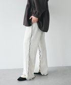 【クラフトスタンダードブティック/CRAFT STANDARD BOUTIQUE】の配色メローパンツ 人気、トレンドファッション・服の通販 founy(ファニー) ファッション Fashion レディースファッション WOMEN パンツ Pants スリット Slit フレア Flare ポケット Pocket ロング Long A/W・秋冬 Aw・Autumn/Winter・Fw・Fall-Winter 2024年 2024 2024-2025秋冬・A/W Aw/Autumn/Winter/Fw/Fall/2024-2025 thumbnail Oatmeal|ID: prp329100004510097 ipo3291000000031851368