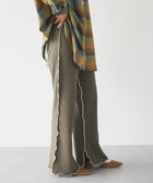 【クラフトスタンダードブティック/CRAFT STANDARD BOUTIQUE】の配色メローパンツ 人気、トレンドファッション・服の通販 founy(ファニー) ファッション Fashion レディースファッション WOMEN パンツ Pants スリット Slit フレア Flare ポケット Pocket ロング Long A/W・秋冬 Aw・Autumn/Winter・Fw・Fall-Winter 2024年 2024 2024-2025秋冬・A/W Aw/Autumn/Winter/Fw/Fall/2024-2025 thumbnail Khaki|ID: prp329100004510097 ipo3291000000031851371