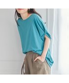 【エニィファム/any FAM】の【接触冷感/UVケア/シワになりにくい】ドルマンスリーブ Tブラウス ターコイズ|ID: prp329100004510106 ipo3291000000031988499