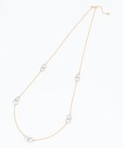 【自由区/JIYU-KU】の【カタログ掲載】リングコネクトチェーン ネックレス マットゴールド×マットシルバー|ID: prp329100004510112 ipo3291000000032592007