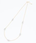【自由区/JIYU-KU】の【カタログ掲載】リングコネクトチェーン ネックレス マットゴールド×マットシルバー|ID: prp329100004510112 ipo3291000000032739321