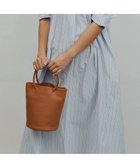 【アンビリオン/UNBILLION】の【テレビ ドラマ着用アイテム】ペルケ perche / 姫路レザー丸手ハンドル2wayバケツバッグ ブラウン|ID: prp329100004510113 ipo3291000000031851535