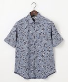 【ジョセフ アブード/JOSEPH ABBOUD / MEN】の【吸水速乾/ストレッチ/ノルマンディーリネン】リネンハニカム プリントジャージー シャツ サックスブルー系6|ID: prp329100004511090 ipo3291000000031863036
