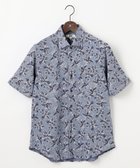 【ジョセフ アブード/JOSEPH ABBOUD / MEN】の【吸水速乾/ストレッチ/ノルマンディーリネン】リネンハニカム プリントジャージー シャツ サックスブルー系6|ID: prp329100004511090 ipo3291000000032770004
