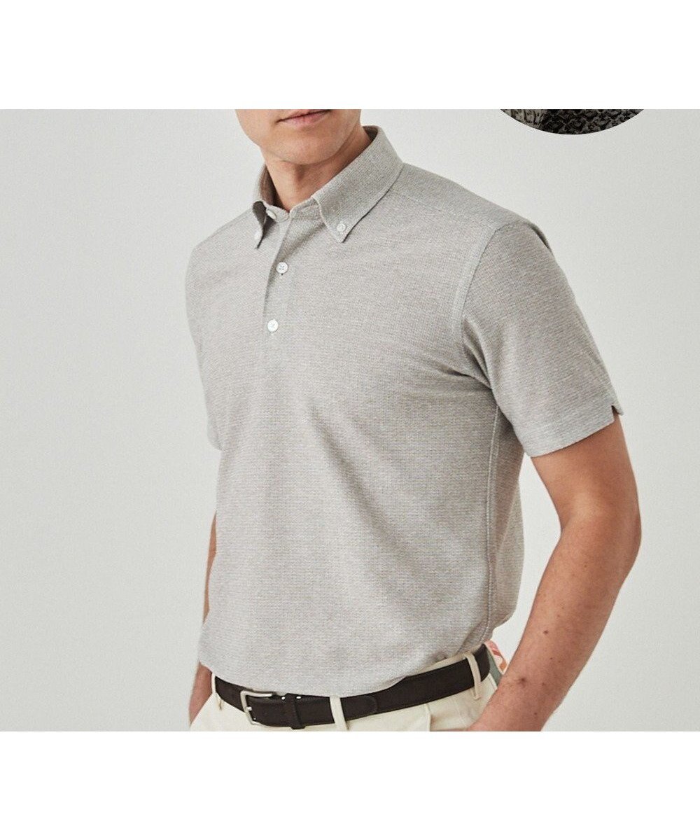 【五大陸/gotairiku / MEN】の麻混・襟しっかり【洗える/通気性】ノルマンディーリネン ボタンダウンポロシャツ(25年モデル) インテリア・キッズ・メンズ・レディースファッション・服の通販 founy(ファニー) ファッション Fashion メンズファッション Fashion for Men トップス・カットソー Cut & Sew Tops メンズシャツ Shirts ポロシャツ / きれいめカジュアルスタイル Polo Shirts 春 Spring 洗える Machine Washable シェイプ Shape, Slim Fit ドレス Dress, One-Piece フレンチ French, French Style ポロシャツ Polo Shirt, Collared Tee メランジ Melange, Mixed Yarn リネン Linen, Linen Fabric S/S・春夏 SS, Spring/Summer, Warm Season 夏 Summer ビジネス 仕事 通勤 Business / Work / Commuting ベージュ系|ID: prp329100004511097 ipo3291000000034269419