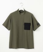 【23区 ゴルフ/23区GOLF / MEN】の【MEN】機能に優れた新素材「AIR TOOL」で暑い夏を快適に ポケット モックネック 接触冷感 UVカット 高通気 ストレッチ イージーケア カーキ系|ID: prp329100004511098 ipo3291000000032513986
