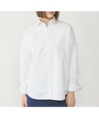 【グレース コンチネンタル/GRACE CONTINENTAL】のチュールレイヤードシャツ ホワイト|ID: prp329100004511138 ipo3291000000032746272