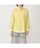 【グレース コンチネンタル/GRACE CONTINENTAL】のチュールレイヤードシャツ イエロー|ID: prp329100004511138 ipo3291000000032746281
