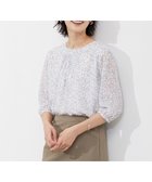 【ジェイ プレス/J.PRESS】のSMALL FLOWER プリント カットソー 人気、トレンドファッション・服の通販 founy(ファニー) ファッション Fashion レディースファッション WOMEN トップス・カットソー Tops/Tshirt シャツ/ブラウス Shirts/Blouses ロング / Tシャツ T-Shirts カットソー Cut and Sewn インナー Inner エアリー Airy 春 Spring カットソー Cut And Sew ジャージ Jersey フェミニン Feminine プリント Print モチーフ Motif S/S・春夏 Ss・Spring/Summer 再入荷 Restock/Back In Stock/Re Arrival 夏 Summer thumbnail ブルー系5|ID: prp329100004511207 ipo3291000000031864942