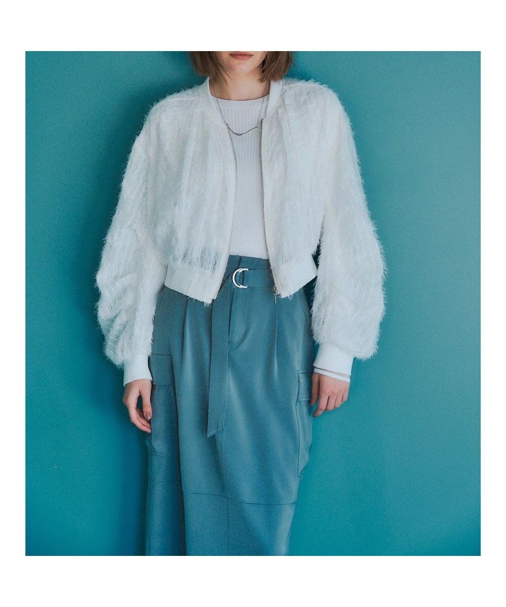 【イェッカ ヴェッカ/YECCA VECCA】のフェザーシアーZIPブルゾン 人気、トレンドファッション・服の通販 founy(ファニー) 　ファッション　Fashion　レディースファッション　WOMEN　アウター　Coat Outerwear　ジャケット　Jackets　ブルゾン　Blouson/Jackets　ショート　Short　ジャケット　Jacket　バランス　Balance　ブルゾン　Blouson　ポケット　Pocket　夏　Summer　春　Spring　S/S・春夏　Ss・Spring/Summer　 other-1|ID: prp329100004511236 ipo3291000000032330783