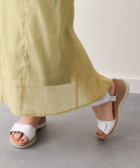 【インター ショシュール/INTER-CHAUSSURES】の【Marila】ラウンドトウウエッジソールサンダル 人気、トレンドファッション・服の通販 founy(ファニー) ファッション Fashion レディースファッション WOMEN インソール Insole 春 Spring クッション Cushion サンダル Sandals シンプル Simple S/S・春夏 Ss・Spring/Summer 夏 Summer |ID:prp329100004511459