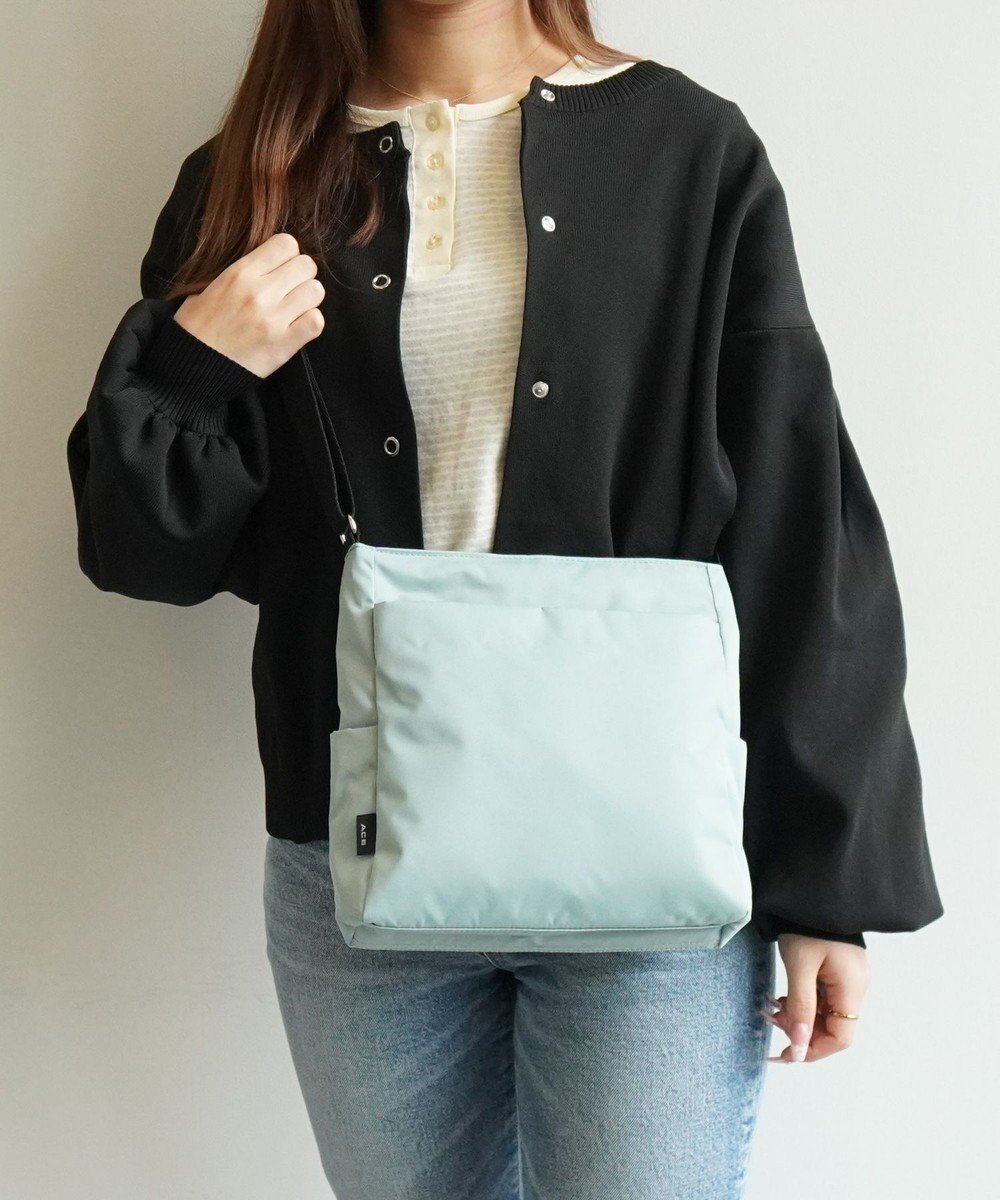 【エースバッグズアンドラゲッジ/ACE BAGS & LUGGAGE】のACE アリッサム ショルダーバッグ 17690 インテリア・キッズ・メンズ・レディースファッション・服の通販 founy(ファニー) 　ファッション　Fashion　レディースファッション　Fashion for Women　エレガント 上品　Elegant　ショルダー　Shoulder, Shoulder Strap　シンプル　Simple, Minimal　トラベル　Travel, Travel Gear　ポケット　Pocket, Pocket Detail　メッシュ　Mesh, Net Fabric　メンズ　Men's, Menswear　リップ　Lip, Lip Motif　リュック　Backpack, Rucksack　再入荷　Restock / Back in Stock　旅行　Travel　スーツケース キャリーケース　Suitcase / Carry Case　ライトブルー|ID: prp329100004511464 ipo3291000000032739425