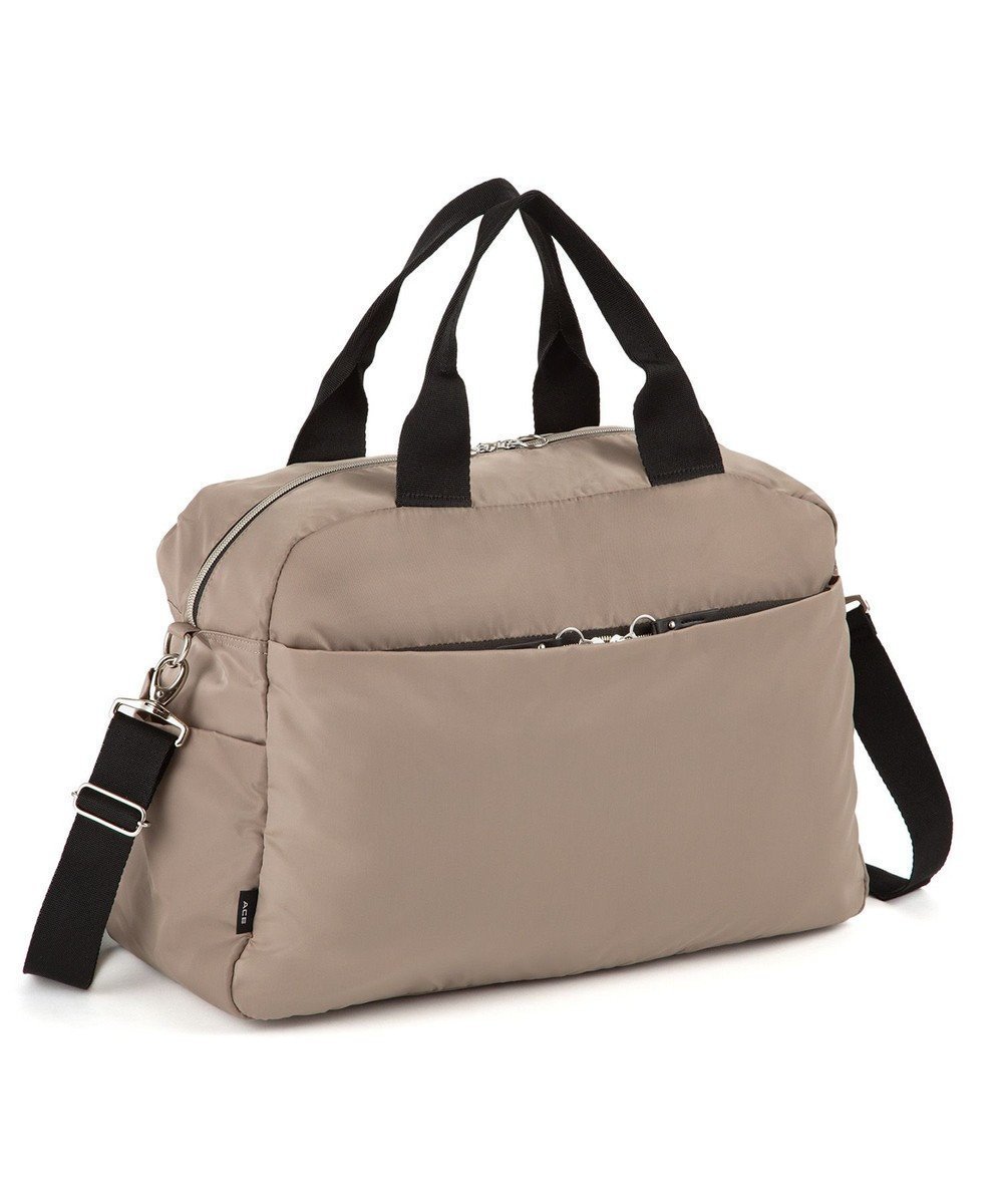 【エースバッグズアンドラゲッジ/ACE BAGS & LUGGAGE】のACE アリッサム ボストンバッグ A4 17695 インテリア・キッズ・メンズ・レディースファッション・服の通販 founy(ファニー) 　ファッション　Fashion　レディースファッション　Fashion for Women　エレガント 上品　Elegant　傘　Umbrella, Parasol　ショルダー　Shoulder, Shoulder Strap　シンプル　Simple, Minimal　セットアップ　Set-Up, Coordinated Outfit　ダブル　Double, Double-Breasted　トラベル　Travel, Travel Gear　ボストンバッグ　Boston Bag, Retro Bag　ポケット　Pocket, Pocket Detail　メッシュ　Mesh, Net Fabric　メンズ　Men's, Menswear　リュック　Backpack, Rucksack　再入荷　Restock / Back in Stock　旅行　Travel　スーツケース キャリーケース　Suitcase / Carry Case　ベージュ|ID: prp329100004511470 ipo3291000000032739458