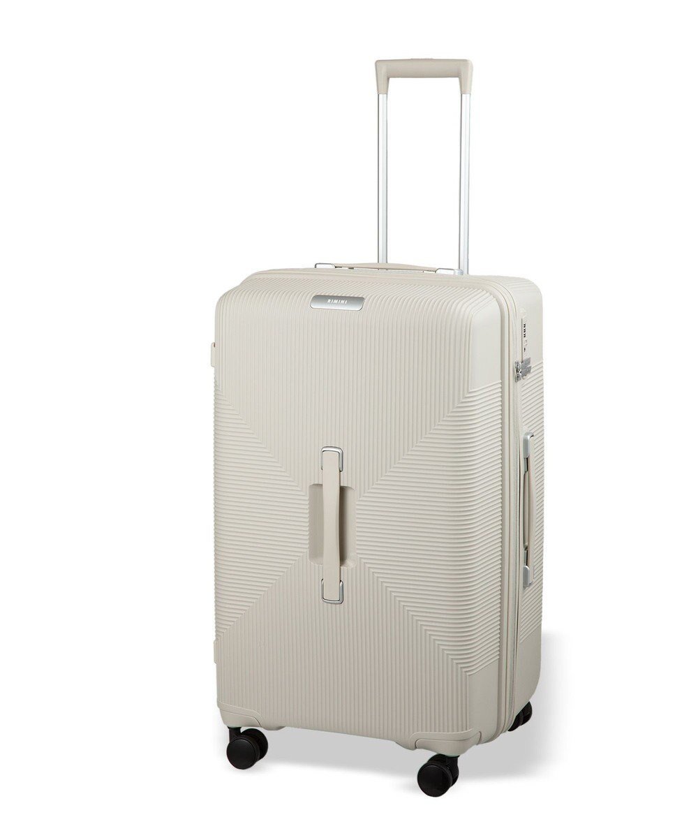 【エースバッグズアンドラゲッジ/ACE BAGS & LUGGAGE】のRIMINI INJ417 スーツケース 89L 7～10泊 05823 リミニ インテリア・キッズ・メンズ・レディースファッション・服の通販 founy(ファニー) 　ファッション　Fashion　レディースファッション　Ladies' Fashion Online　スーツ　Suits　軽量　Lightweight　シンプル　Simple　ポケット　Pocket　リュック　Ruck Sack　再入荷　Restock/Back In Stock/Re Arrival　旅行　Travel　スーツケース キャリーケース　Suitcase　アイボリー|ID: prp329100004511485 ipo3291000000032592199