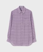 【ポール スミス/Paul Smith】のシアサッカー チェック シャツ ラベンダー|ID: prp329100004511487 ipo3291000000031867381