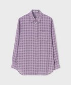 【ポール スミス/Paul Smith】のシアサッカー チェック シャツ ラベンダー|ID: prp329100004511487 ipo3291000000032739493