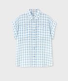 【ポール スミス/Paul Smith】のシアサッカー キャップスリーブ シャツ ライトブルー|ID: prp329100004511488 ipo3291000000031867386