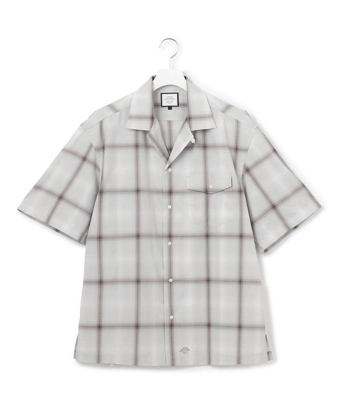 【ジェイプレスヨークストリート/J.PRESS YORK STREET】の【UNISEX】オンブレーチェック オープンカラーシャツ インテリア・キッズ・メンズ・レディースファッション・服の通販 founy(ファニー) https://founy.com/ ファッション Fashion レディースファッション WOMEN トップス・カットソー Tops/Tshirt シャツ/ブラウス Shirts/Blouses ユニセックス Unisex ショルダー Shoulder トレンド Trend ドロップ Drop パッチ Patch フラップ Flap ポケット Pocket リラックス Relax ワイド Wide 夏 Summer 春 Spring S/S・春夏 Ss・Spring/Summer |ID: prp329100004511489 ipo3291000000031867397