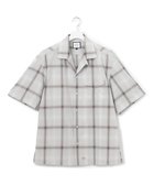 【ジェイプレスヨークストリート/J.PRESS YORK STREET】の【UNISEX】オンブレーチェック オープンカラーシャツ ライトグレー系3|ID: prp329100004511489 ipo3291000000031867400