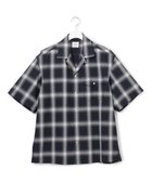 【ジェイプレスヨークストリート/J.PRESS YORK STREET】の【UNISEX】オンブレーチェック オープンカラーシャツ ネイビー系3|ID: prp329100004511489 ipo3291000000031867403