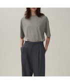 【エイトン/ATON】の50/- ORGANIC FRESCA オーバーサイズTシャツ 人気、トレンドファッション・服の通販 founy(ファニー) ファッション Fashion レディースファッション Fashion for Women トップス・カットソー Cut & Sew Tops シャツ・ブラウス・オフィスカジュアル Elegant Blouses & Button-Ups ロングTシャツ・Tシャツ Longline T-Shirts & Tees カットソー・ベーシックTシャツ Cut-and-Sewn Tops / Stretch Tees & Basics インド Indian Textile オーガニック Organic Cotton 春 Spring カットソー Cut and Sewn Top スタンダード Standard, Basic ドレープ Drape, Draping Fabric 定番 Standard, Basic Item ボトム Bottoms, Lower Wear メンズ Men's, Menswear S/S・春夏 SS, Spring/Summer, Warm Season 夏 Summer thumbnail TOP GRAY|ID: prp329100004511522 ipo3291000000033091049