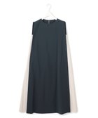 【アイシービー/iCB】の【接触冷感・UVカット・洗える】RENUソフトタイプライター バイカラーワンピース ネイビー×トープ系|ID: prp329100004511535 ipo3291000000032604590