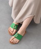 【インター ショシュール/INTER-CHAUSSURES】の【ITALIAN SHOEMAKERS】メタルモチーフトングサンダル 人気、トレンドファッション・服の通販 founy(ファニー) ファッション Fashion レディースファッション Ladies' Fashion Online おすすめ Recommend イタリア Italy インソール Insole クッション Cushion サンダル Sandals シューズ Shoes リラックス Relax 人気 Popularity 夏 Summer 春 Spring S/S・春夏 Ss・Spring/Summer thumbnail グリーン雑材|ID: prp329100004511553 ipo3291000000032357395