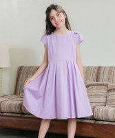 【組曲 / KIDS/KUMIKYOKU】の【110-140㎝】ソロナタック ワンピース 人気、トレンドファッション・服の通販 founy(ファニー) ファッション Fashion キッズファッション KIDS ワンピース Dress/Kids ラベンダー Lavender リボン Ribbon 再入荷 Restock/Back In Stock/Re Arrival 夏 Summer 春 Spring S/S・春夏 Ss・Spring/Summer |ID:prp329100004512293