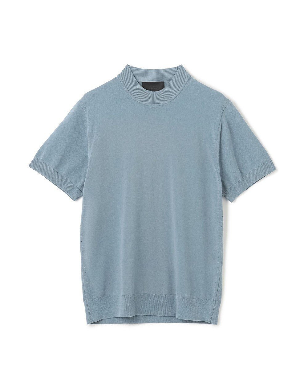 【ジョゼフ オム/JOSEPH HOMME / MEN】の【HIGH GRADE LINE】シルクコットン モックネックニット 人気、トレンドファッション・服の通販 founy(ファニー) 　ファッション　Fashion　メンズファッション　MEN　トップス・カットソー　Tops/Tshirt/Men　ニット　Knit Tops　インナー　Inner　シルク　Silk　シンプル　Simple　セーター　Sweater　リラックス　Relax　エレガント 上品　Elegant　半袖　Short Sleeve　夏　Summer　春　Spring　S/S・春夏　Ss・Spring/Summer　 other-1|ID: prp329100004512298 ipo3291000000031875016