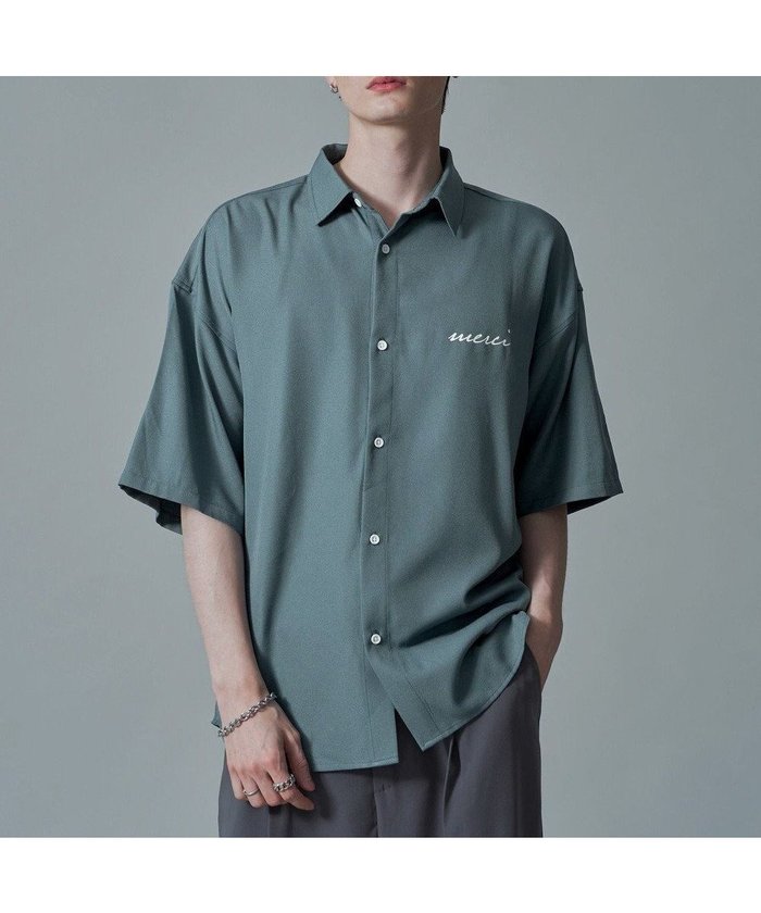 【ウィゴー/WEGO / MEN】の【速乾/しわになりにくい/MLサイズ展開】アムンゼンワンポイントBIGシャツ(SS) インテリア・キッズ・メンズ・レディースファッション・服の通販 founy(ファニー) https://founy.com/ ファッション Fashion メンズファッション Fashion for Men トップス・カットソー Cut & Sew Tops メンズシャツ Shirts 春 Spring シンプル Simple, Minimal スマホ Smartphone, Mobile Device スラックス Slacks, Dress Pants タンク Tank Top, Sleeveless Top 定番 Standard, Basic Item ビッグ Big, Oversized フレア Flare, Flared ベーシック Basic, Essential 半袖 Short Sleeve, Half Sleeve 無地 Plain, Solid Color ワンポイント One Point, Statement Accent S/S・春夏 SS, Spring/Summer, Warm Season おすすめ Recommended / Our Picks 夏 Summer |ID: prp329100004512360 ipo3291000000033511590