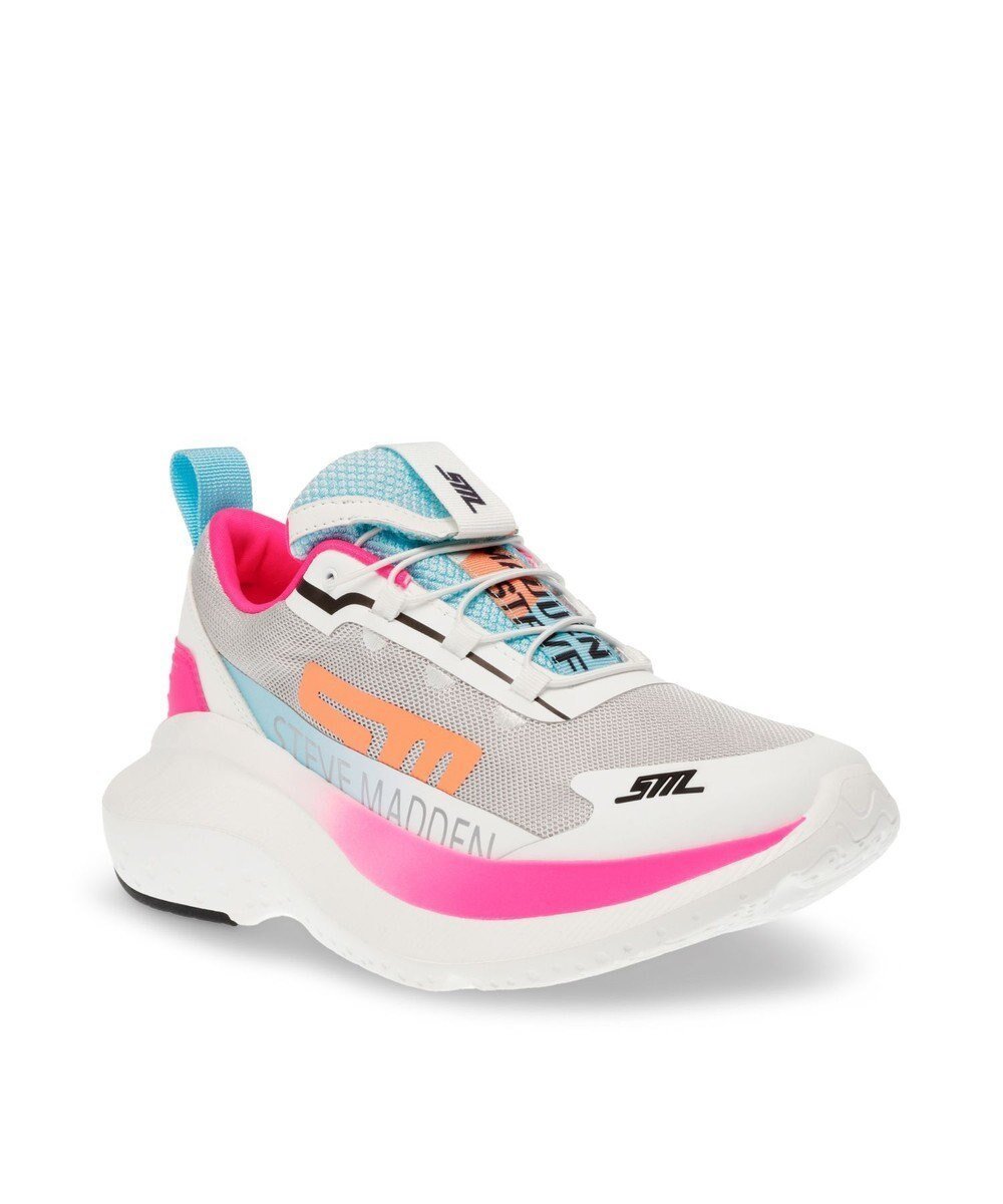 【スティーブマデン/STEVE MADDEN】のELEVATE 2 厚底ランニングスニーカー インテリア・キッズ・メンズ・レディースファッション・服の通販 founy(ファニー) 　ファッション　Fashion　レディースファッション　WOMEN　エレガント 上品　Elegant　シューズ　Shoes　スニーカー　Sneakers　スポーティ　Sporty　ランニング　Running　厚底　Platforms　ブルーピンク|ID: prp329100004513250 ipo3291000000031885861
